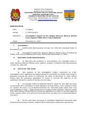 pnp awol jurisprudence